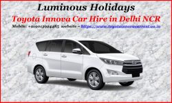Innova on Rent in Delhi with a driver