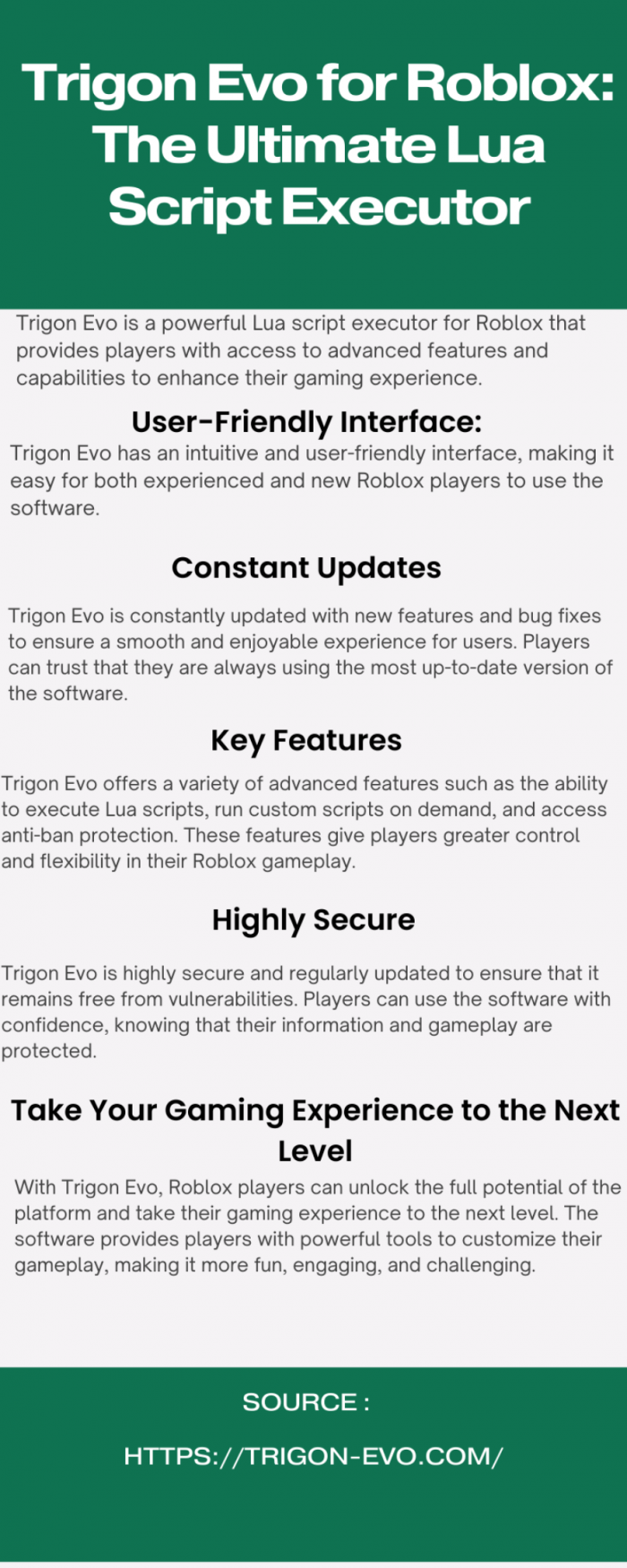 Trigon Evo: The Powerful Injector for Scripts and Cheats in Roblox