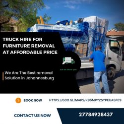 Truck hire for furniture removal at affordable price