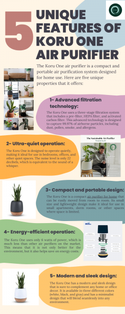 Top 5 Unique Features of Koru One Air Purifier