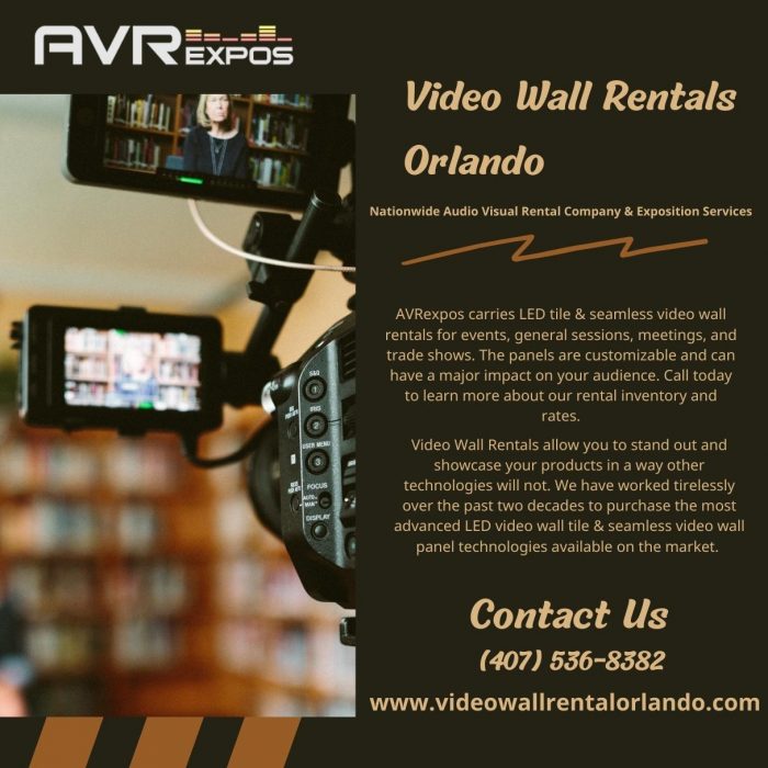 Video Wall Rentals Orlando