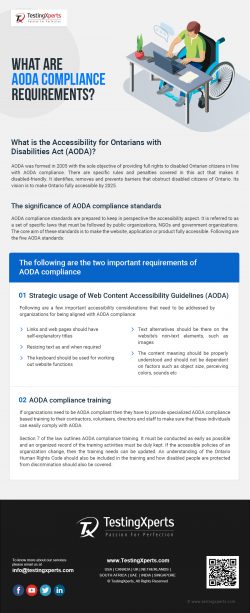 What are AODA compliance requirements?