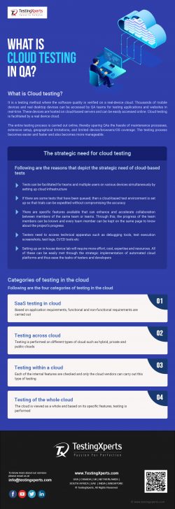 What is cloud testing in QA?