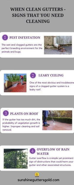 When Clean Gutters: Signs That You Need Cleaning
