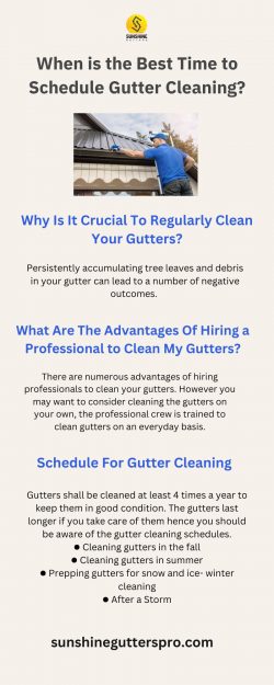 When is the Best Time to Schedule Gutter Cleaning?