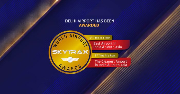Delhi Airport Awarded as the Best Airport in India: 5th Time in a Row