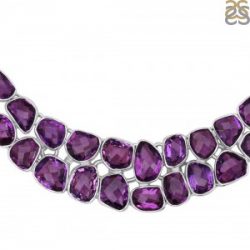 Real Sterling Silver Amethyst Jewelry at Rananjay Exports