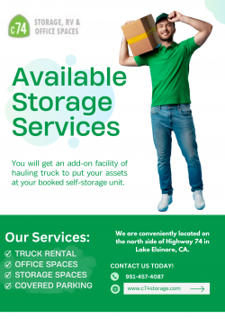 Available Cheap Storage Units in Lake Elsinore, CA