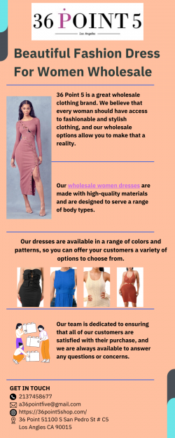 Beautiful Fashion Dress For Women Wholesale