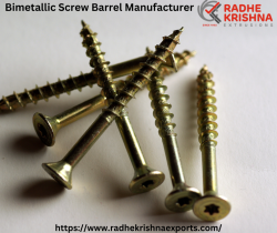 Bimetallic Screw Barrel Manufacturer | Radhe Krishna Exports