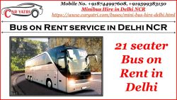 Best bus rental servcies in Delhi