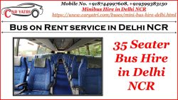 Best bus hire services in Delhi