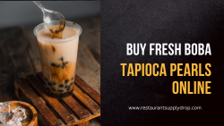 Buy Fresh Boba Tapioca Pearls Online