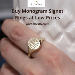 Buy Monogram Signet Rings at Low Prices
