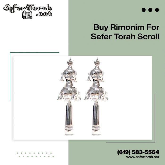 Buy Rimonim for Sefer Torah Scroll