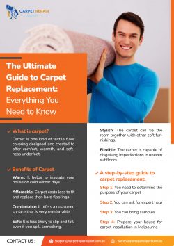 The Ultimate Guide to Carpet Replacement: Everything You Need to Know.
