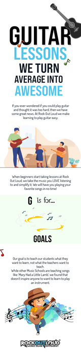 Choose Rock Out Loud for the Best Guitar Lessons for Beginners in Morganville, NJ