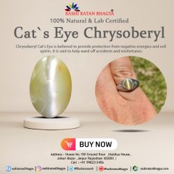 Buy Lab Certified Catseye Chrysoberyl Gemstone online at wholesale price
