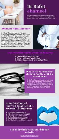 Contact Dr Rafet Jhameel for Best Medical Care Services