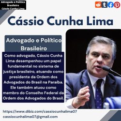 Cássio Cunha Lima Advogado e Político Brasileiro