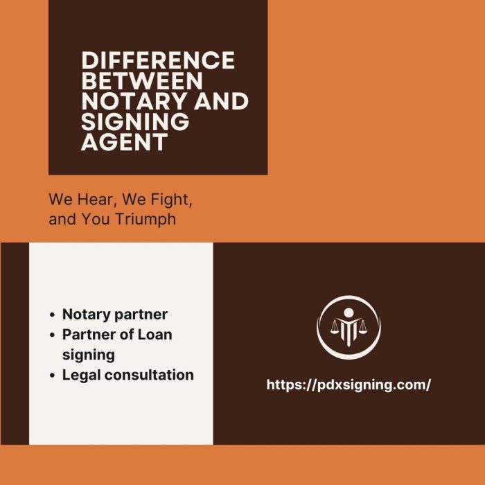 Difference Between Notary And Signing Agent
