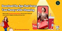Download the App that Saves Your Money while Shopping