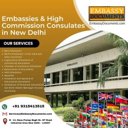 Embassies & High Commission Consulates in New Delhi