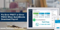 How to Fix QuickBooks Error PS077 or PS032: When Updating or Downloading Payroll?