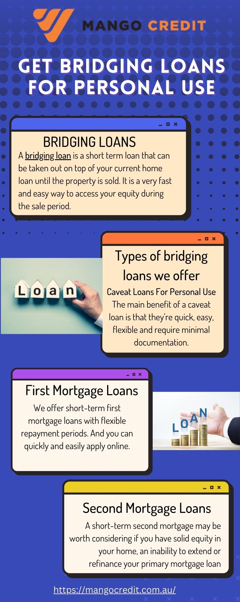Get BRIDGING LOANS FOR PERSONAL USE | Mango Credit