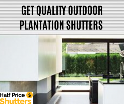 Get Quality Outdoor Plantation Shutters