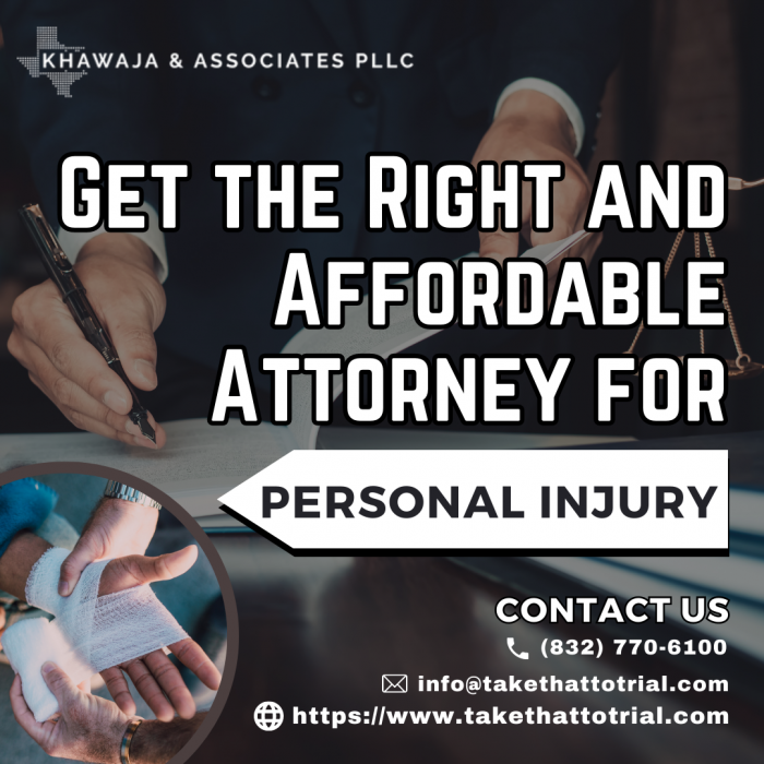 Get the Right and Affordable Attorney for Personal Injury