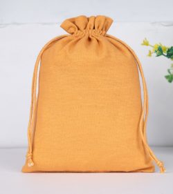 Buy Plain Cotton Pouches With Logo, Wedding Favor Bag | BagsnPotli