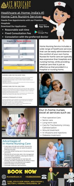 Top Services for Home Care Nursing Treatment In India – Ace Medicare
