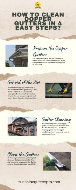 How to Clean Copper Gutters in 4 Easy Steps?