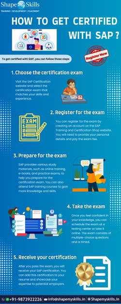How To Get Certified With SAP | ShapeMySkills