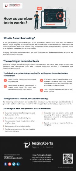 How cucumber tests works?