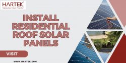 Install Residential Roof Solar Panels