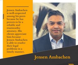 Jensen Ambachen Solved Client’s Problems in an Efficient Manner