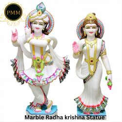 Marble Radha krishna Statue