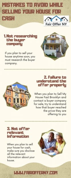 Mistakes That You Must Need To Avoid While Selling Your House For Cash