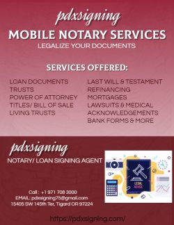 Mobile Notary Services Portland