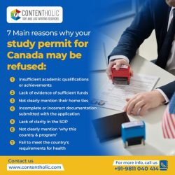 Overcoming a Canadian Visa Refusal with Professional SOP Writing Services