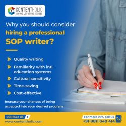 Why You Should Consider Hiring a Professional SOP Writers In India.?