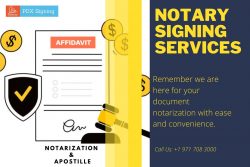 Notary signing service