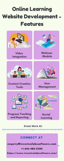Online Learning Website Development- Features