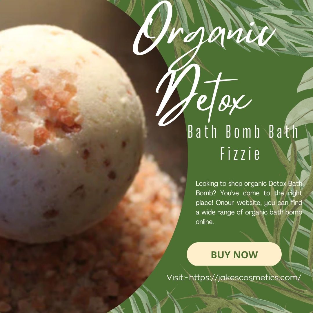 Organic Detox Bath Bomb Fizzies A Luxurious Spa Experience at Home