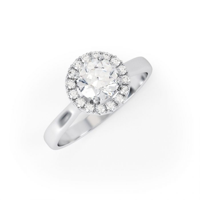 Oval Shaped Solitaire Engagement-Rings