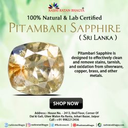 Buy Sri Lanka Pitambari Sapphire Gemstone online at Wholesale price