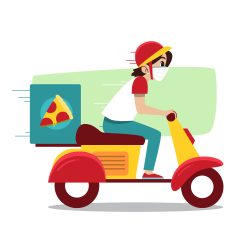 What are the benefits of a pizza delivery tracking system for pizza restaurants?