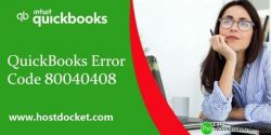 How to fix QuickBooks error 80040408?